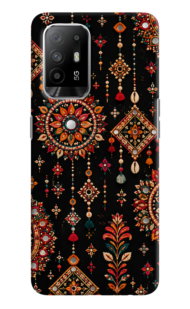 Boho Noir Oppo F19 Pro+ Hard Case Back Cover by Casekaro