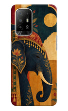 Royal Elephant Oppo F19 Pro+ Hard Case Back Cover by Casekaro