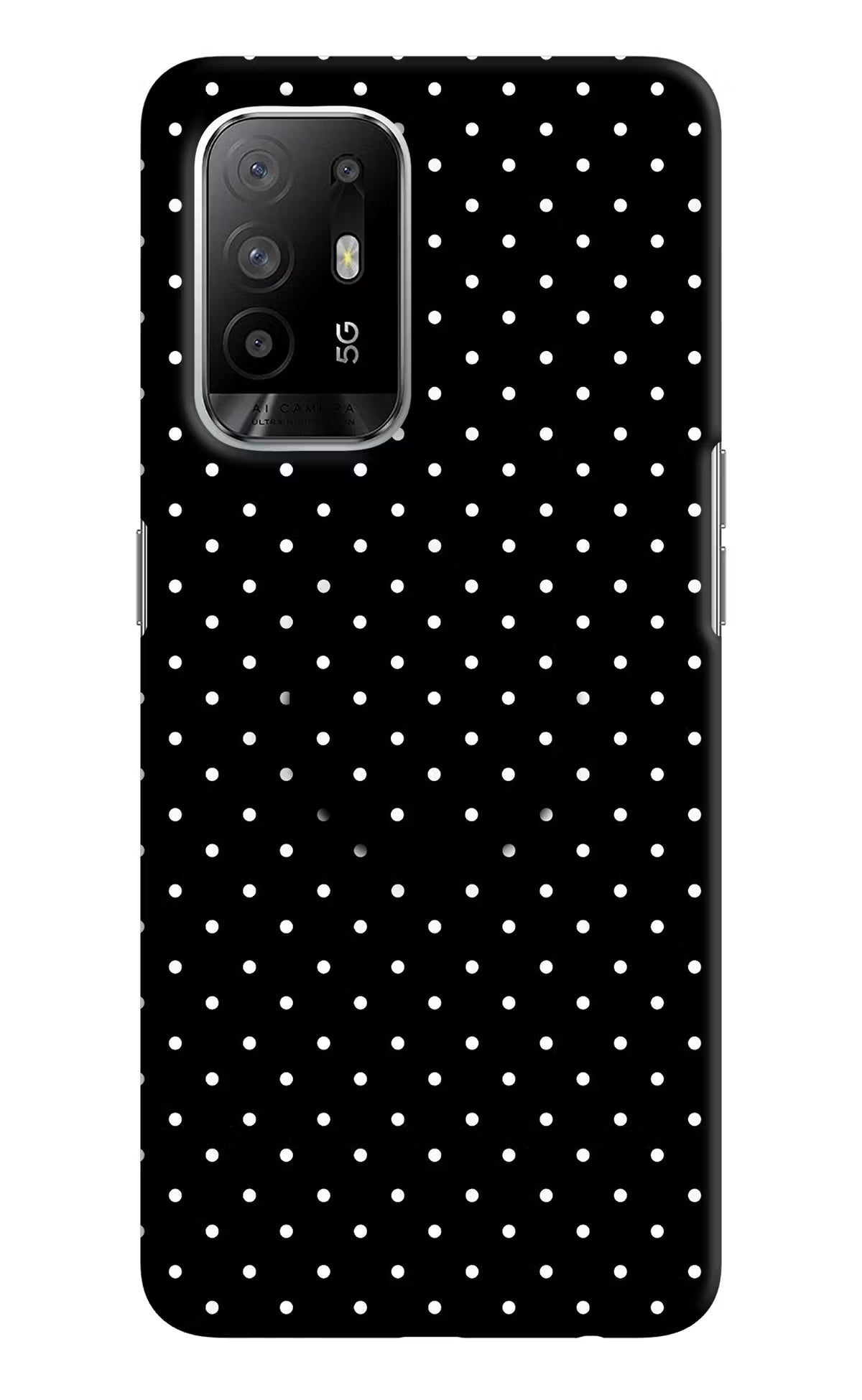 White Dots Oppo F19 Pro+ Pop Case by Casekaro