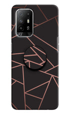 Geometric Pattern Oppo F19 Pro+ Pop Case by Casekaro
