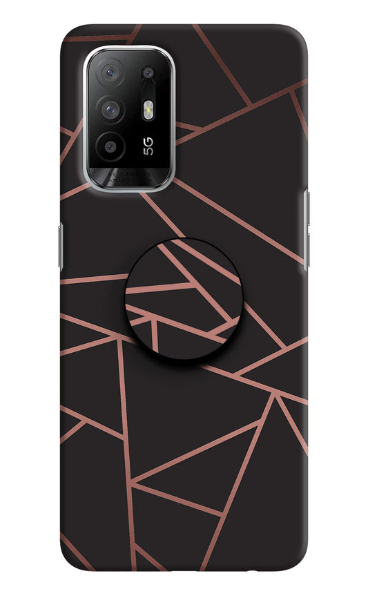 Geometric Pattern Oppo F19 Pro+ Pop Case by Casekaro