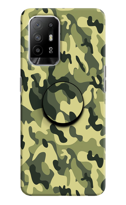 Camouflage Oppo F19 Pro+ Pop Case by Casekaro