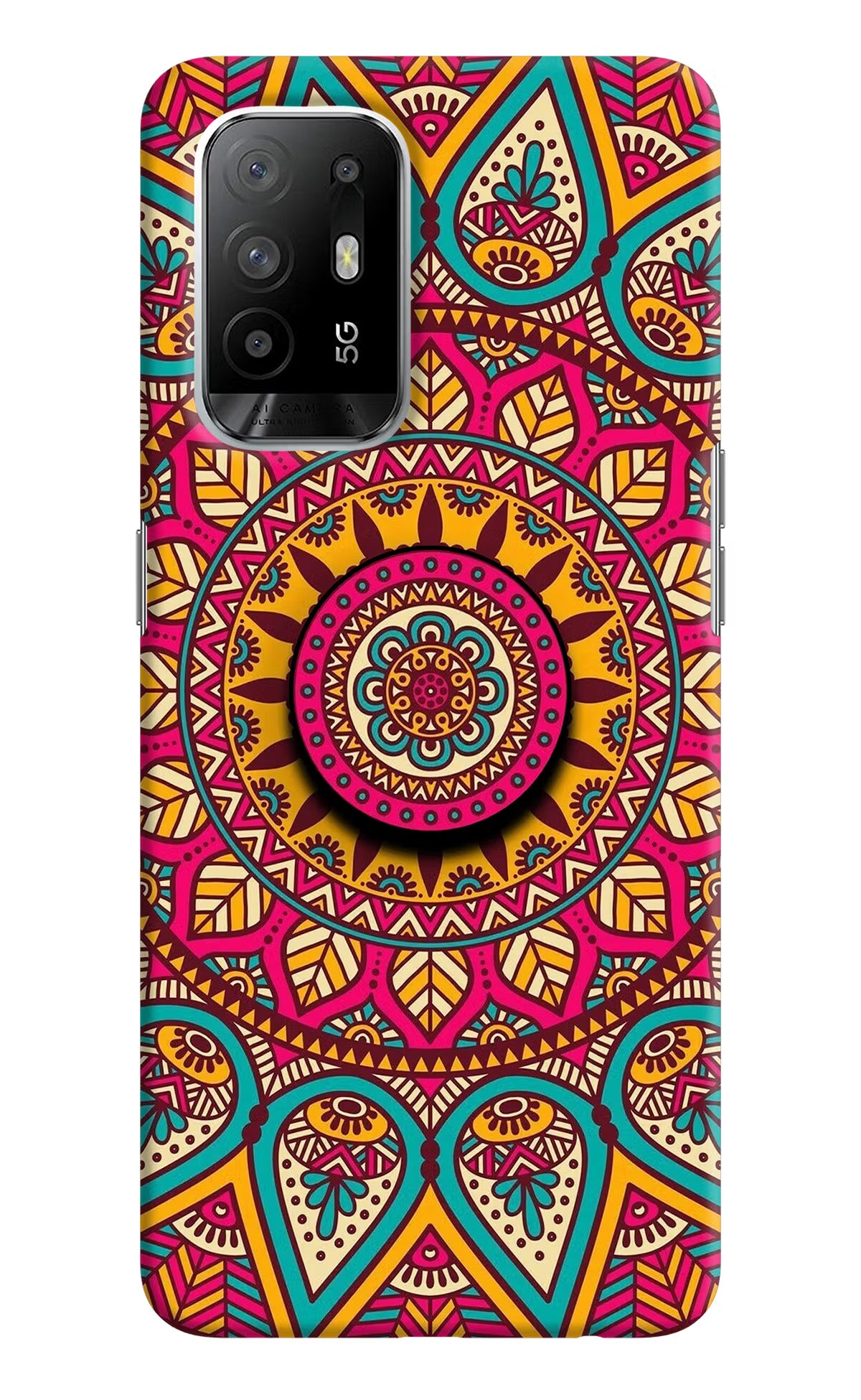 Mandala Oppo F19 Pro+ Pop Case by Casekaro