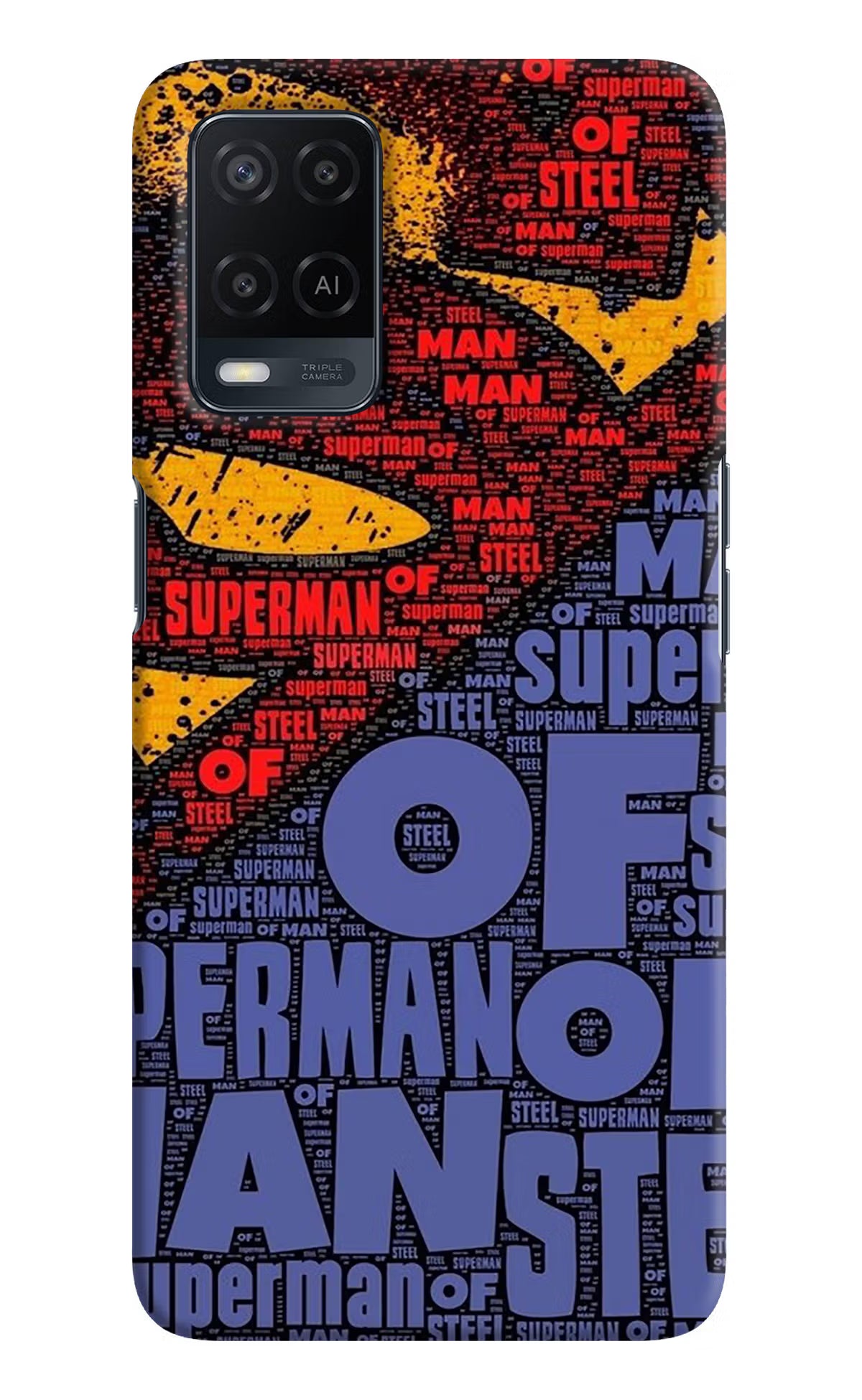 Superman Oppo A54 Hard Case Back Cover by Casekaro
