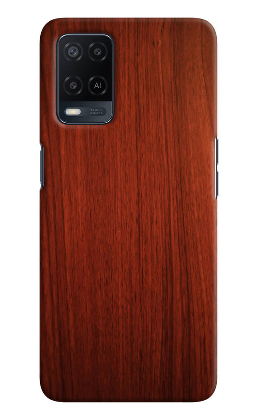 Wooden Plain Pattern Oppo A54 Hard Case Back Cover by Casekaro