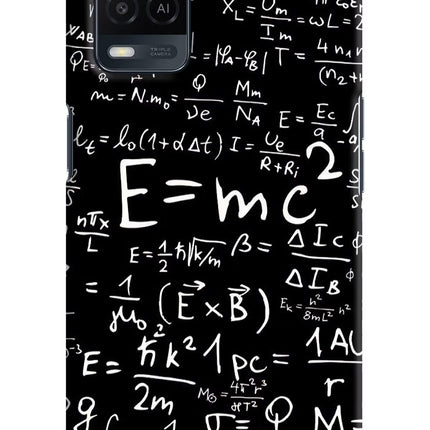 Physics Formula Oppo A54 Hard Case Back Cover by Casekaro