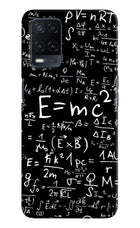 Physics Formula Oppo A54 Hard Case Back Cover by Casekaro