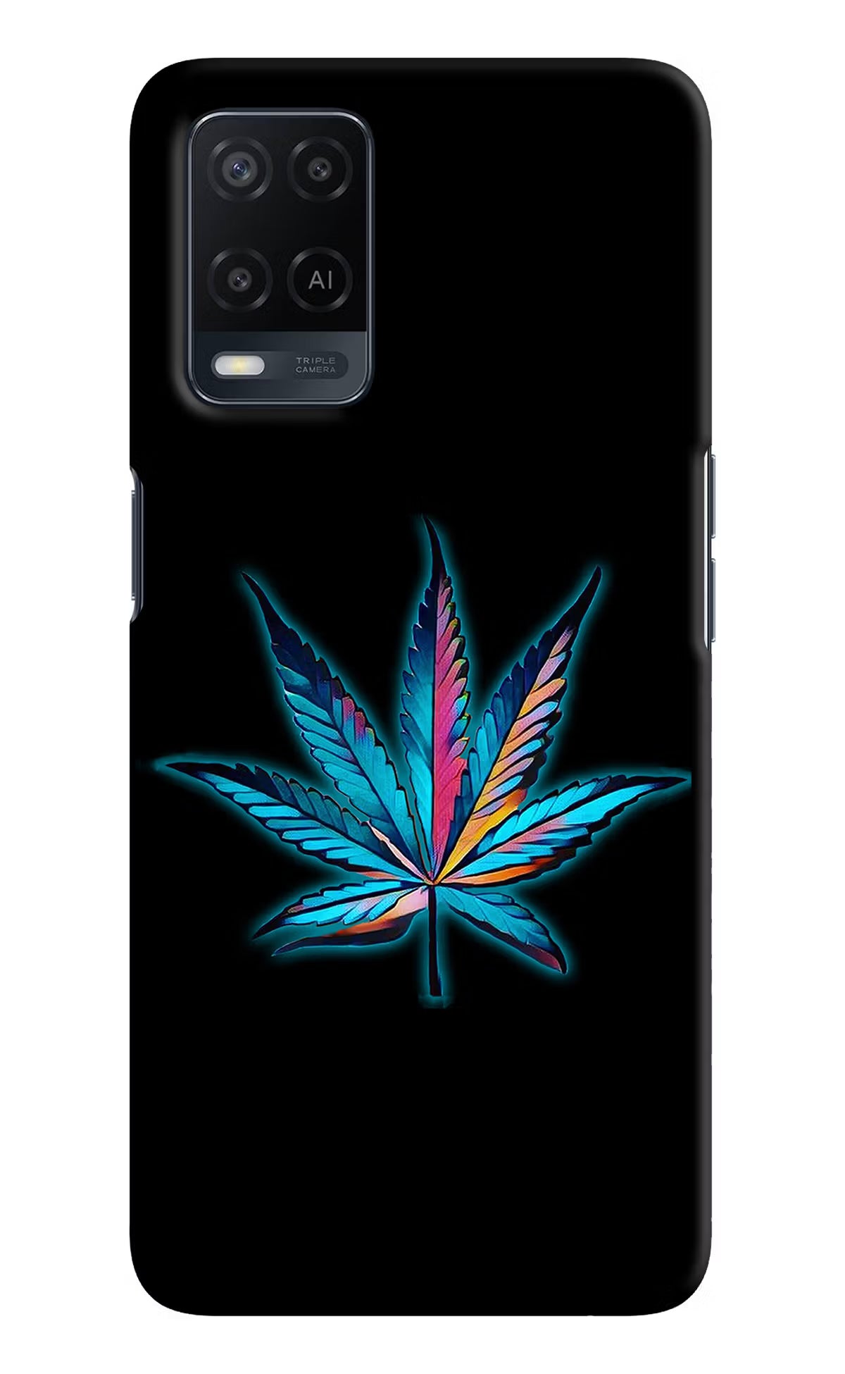 Weed Oppo A54 Hard Case Back Cover by Casekaro