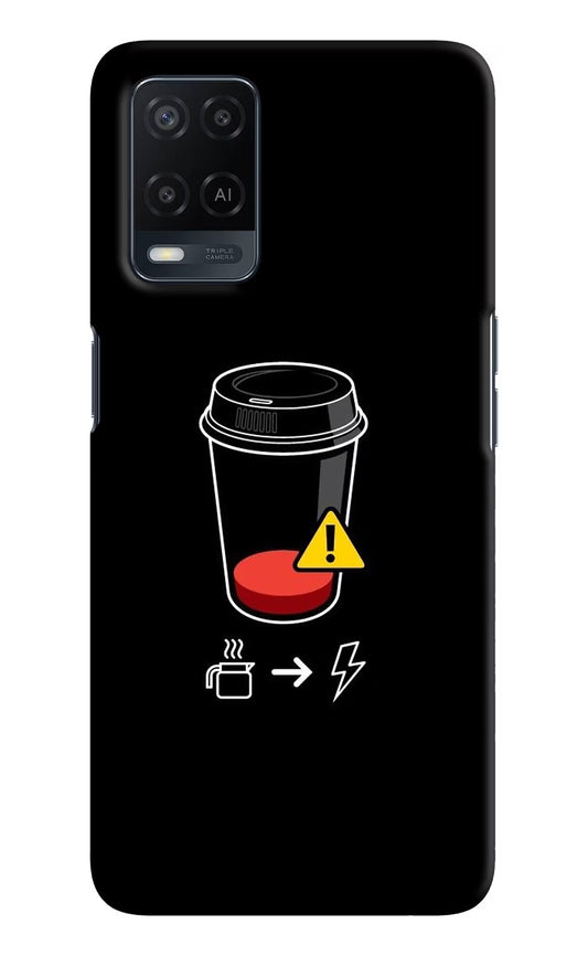 Coffee Oppo A54 Hard Case Back Cover by Casekaro