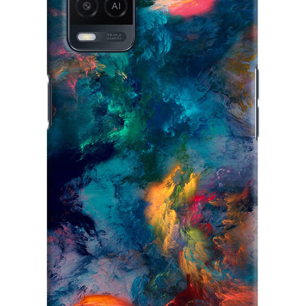 Artwork Paint Oppo A54 Hard Case Back Cover by Casekaro