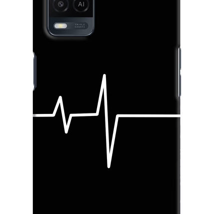 Heart Beats Oppo A54 Hard Case Back Cover by Casekaro
