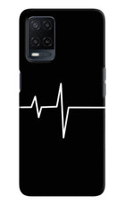 Heart Beats Oppo A54 Hard Case Back Cover by Casekaro
