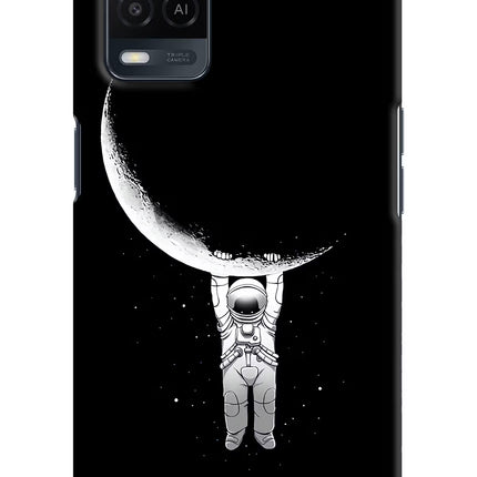 Moon Space Oppo A54 Hard Case Back Cover by Casekaro