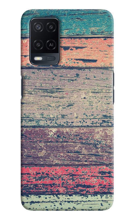 Colourful Wall Oppo A54 Hard Case Back Cover by Casekaro