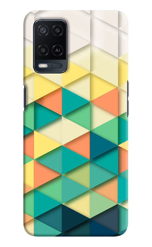 Abstract Oppo A54 Hard Case Back Cover by Casekaro