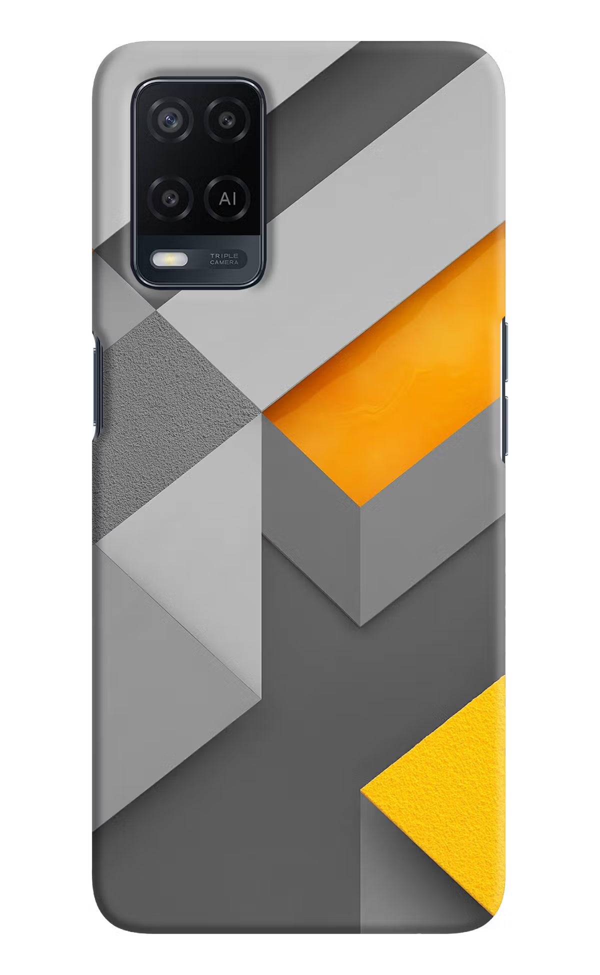 Abstract Oppo A54 Hard Case Back Cover by Casekaro