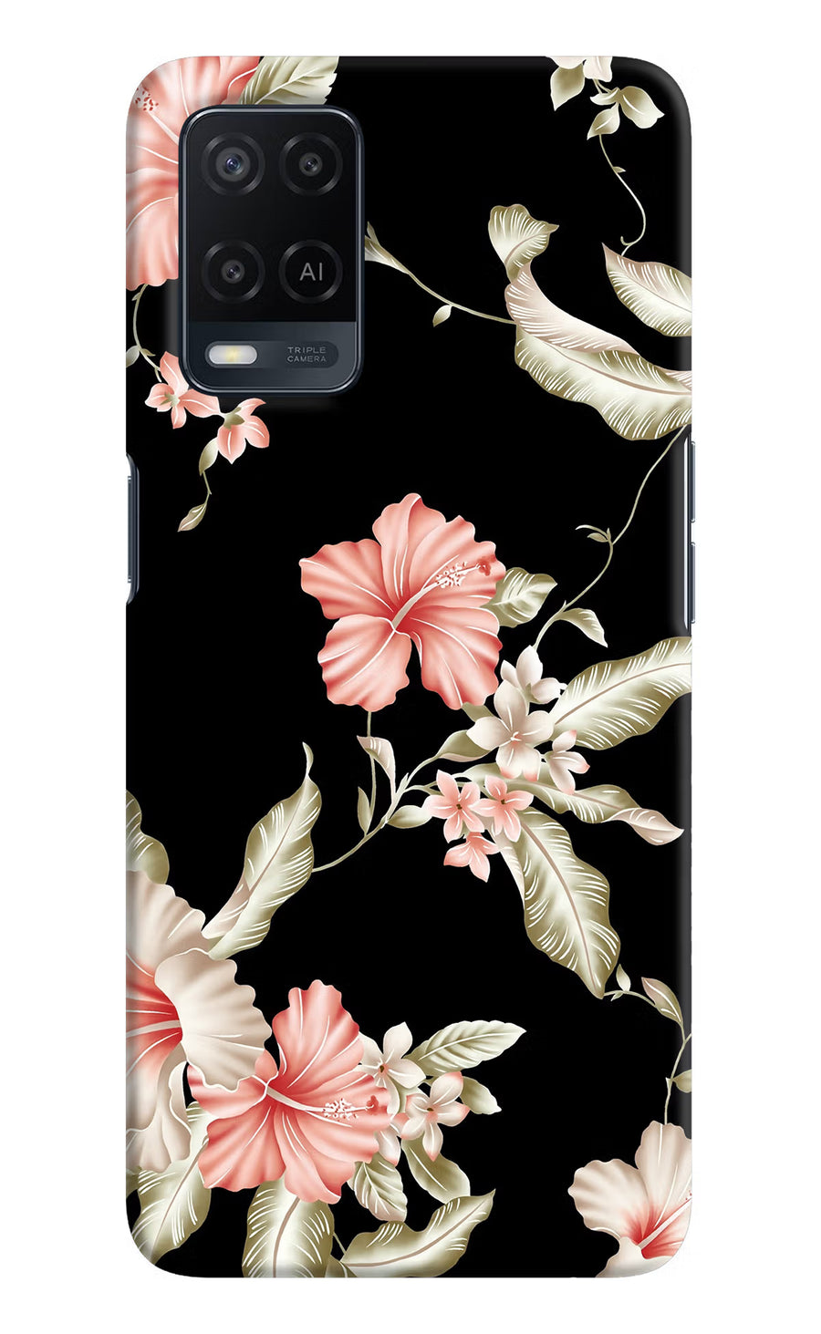 Flowers Oppo A54 Back Cover, Hard case