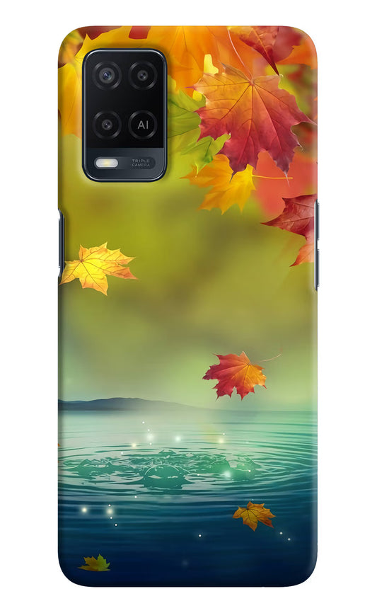 Flowers Oppo A54 Hard Case Back Cover by Casekaro
