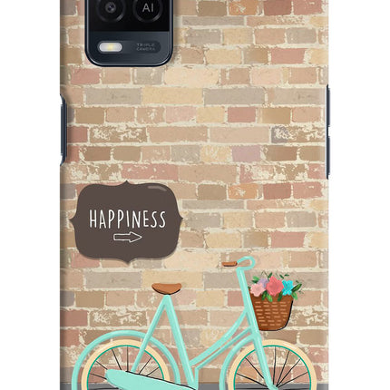 Happiness Artwork Oppo A54 Hard Case Back Cover by Casekaro