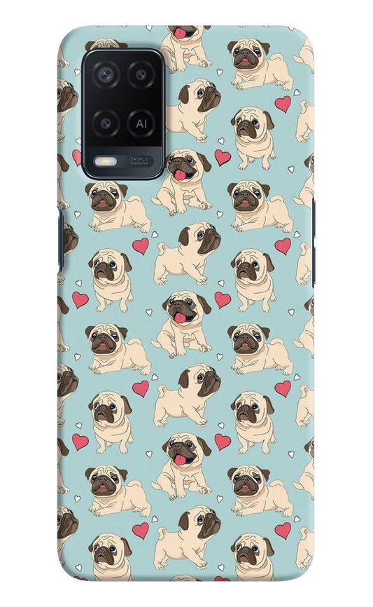 Pug Dog Oppo A54 Hard Case Back Cover by Casekaro