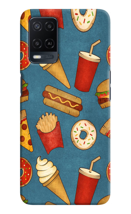 Foodie Oppo A54 Hard Case Back Cover by Casekaro