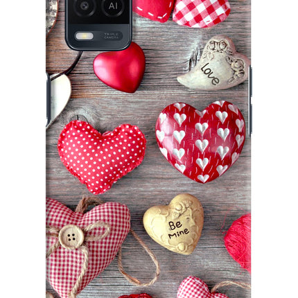 Love Wallpaper Oppo A54 Hard Case Back Cover by Casekaro