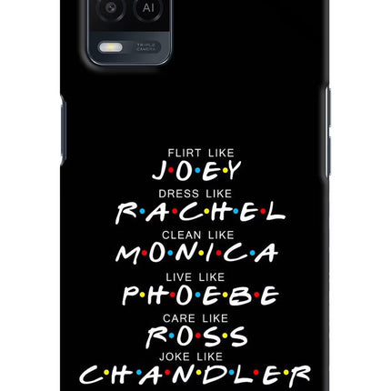 FRIENDS Character Oppo A54 Hard Case Back Cover by Casekaro