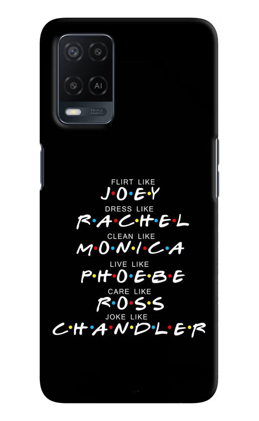 FRIENDS Character Oppo A54 Hard Case Back Cover by Casekaro