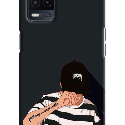 Aesthetic Boy Oppo A54 Hard Case Back Cover by Casekaro