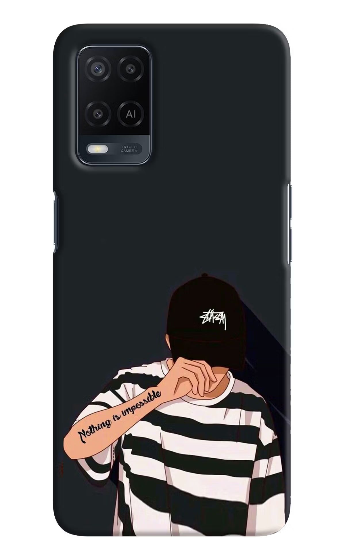 Aesthetic Boy Oppo A54 Hard Case Back Cover by Casekaro