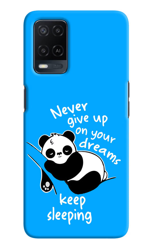 Keep Sleeping Oppo A54 Hard Case Back Cover by Casekaro