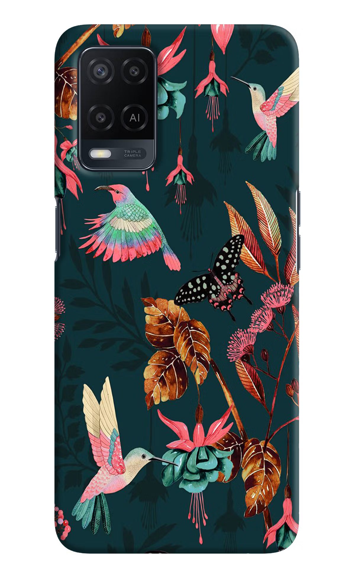 Birds Oppo A54 Hard Case Back Cover by Casekaro