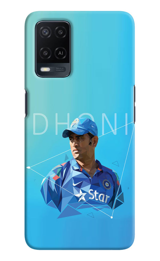 Dhoni Artwork Oppo A54 Hard Case Back Cover by Casekaro