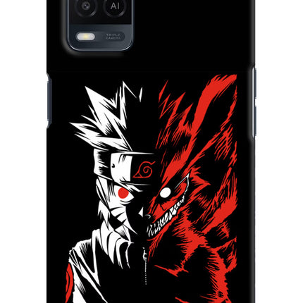 Naruto Two Face Oppo A54 Hard Case Back Cover by Casekaro