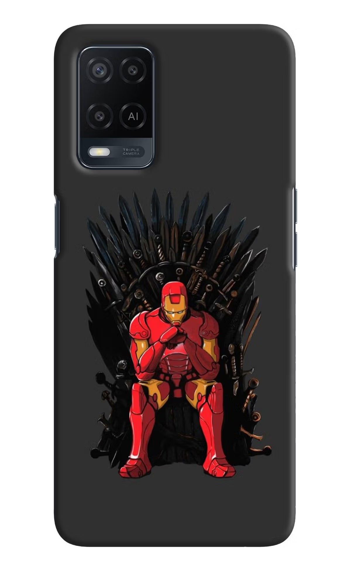 Ironman Throne Oppo A54 Hard Case Back Cover by Casekaro
