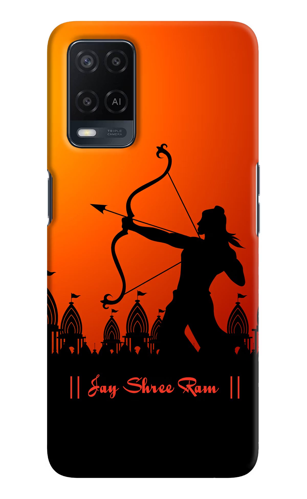 Lord Ram - 4 Oppo A54 Hard Case Back Cover by Casekaro