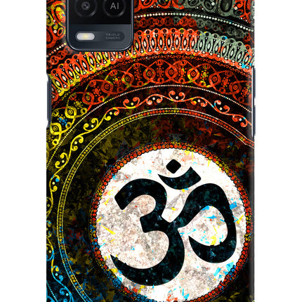 Om Cultural Oppo A54 Hard Case Back Cover by Casekaro
