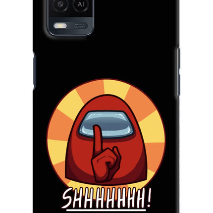 Among Us Shhh! Oppo A54 Hard Case Back Cover by Casekaro