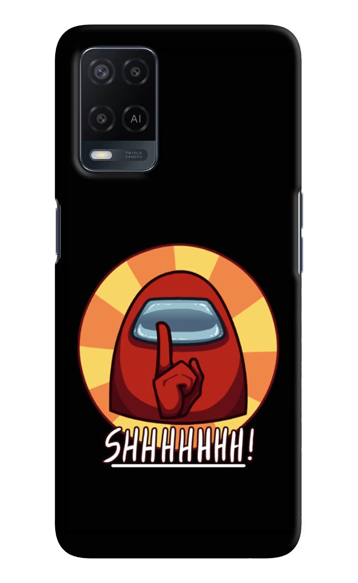 Among Us Shhh! Oppo A54 Hard Case Back Cover by Casekaro