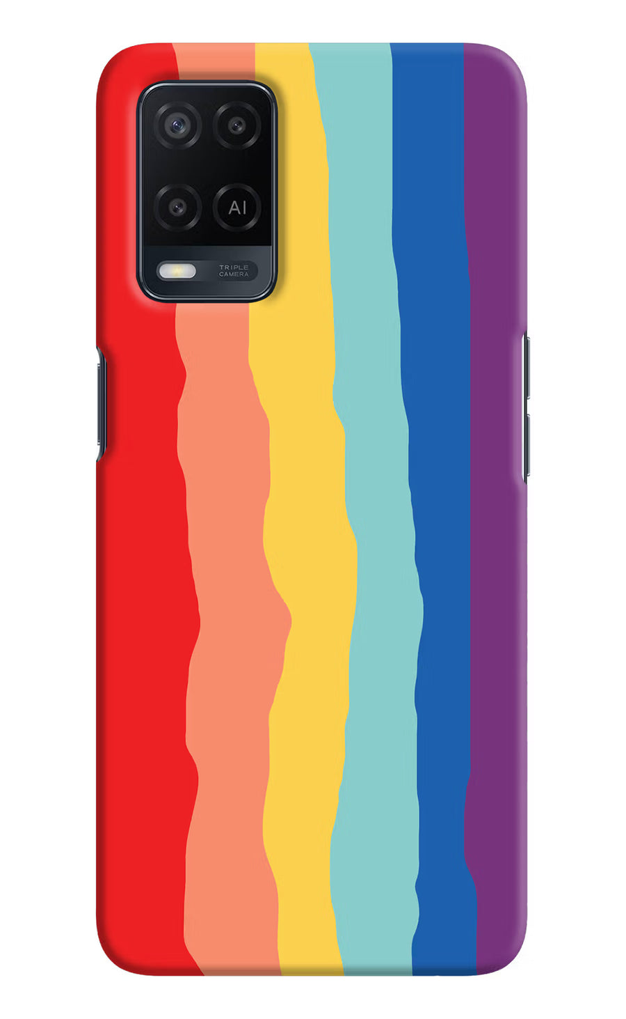 Rainbow Oppo A54 Back Cover, Hard case