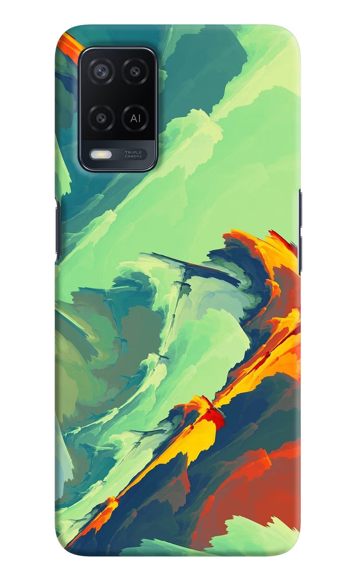 Paint Art Oppo A54 Hard Case Back Cover by Casekaro