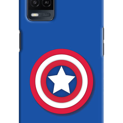 Shield Oppo A54 Hard Case Back Cover by Casekaro