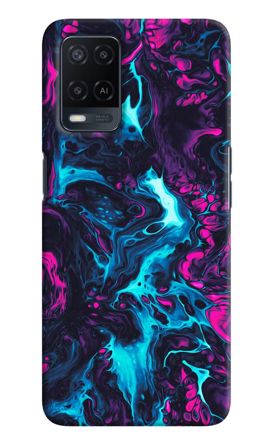 Abstract Oppo A54 Hard Case Back Cover by Casekaro