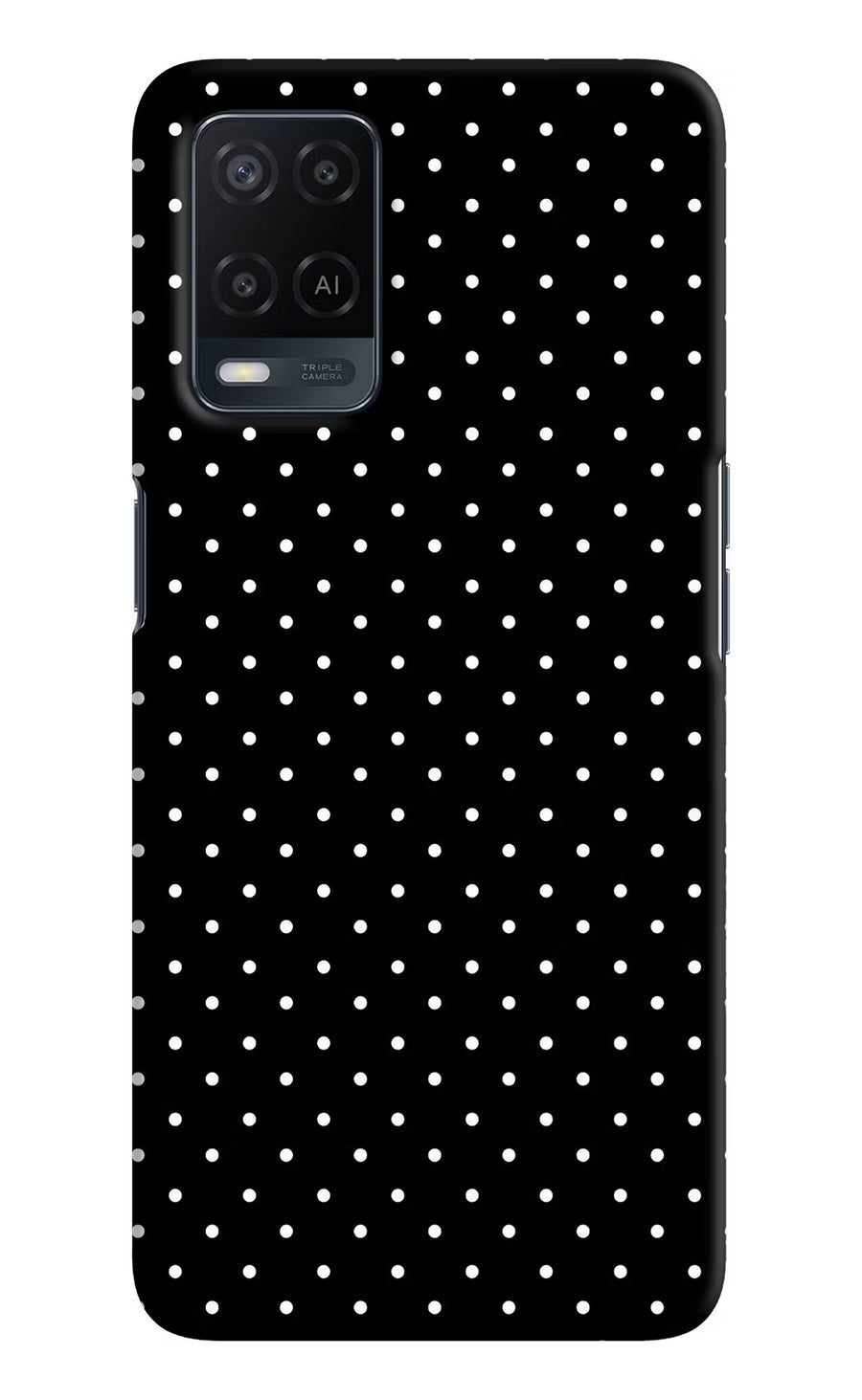 White Dots Oppo A54 Back Cover, Hard case