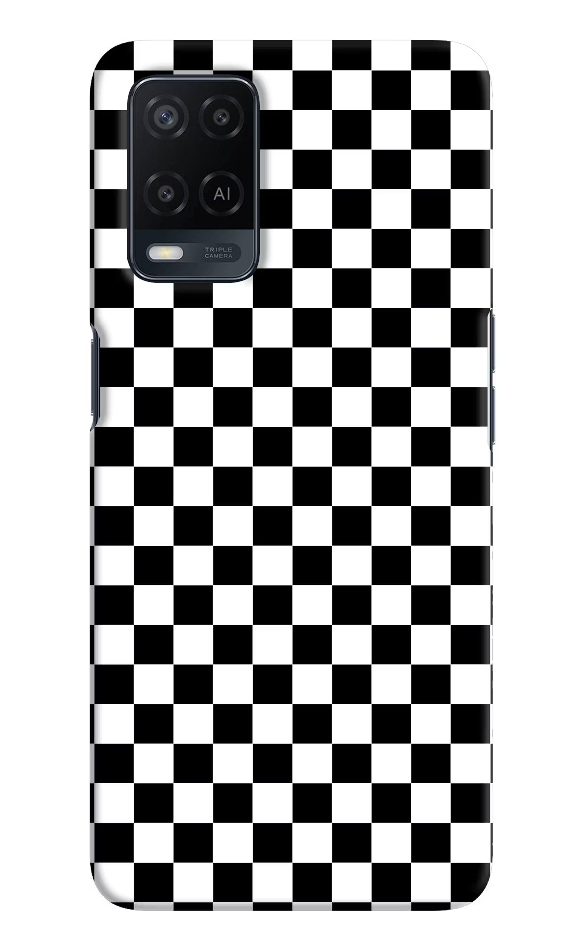 Chess Board Oppo A54 Hard Case Back Cover by Casekaro