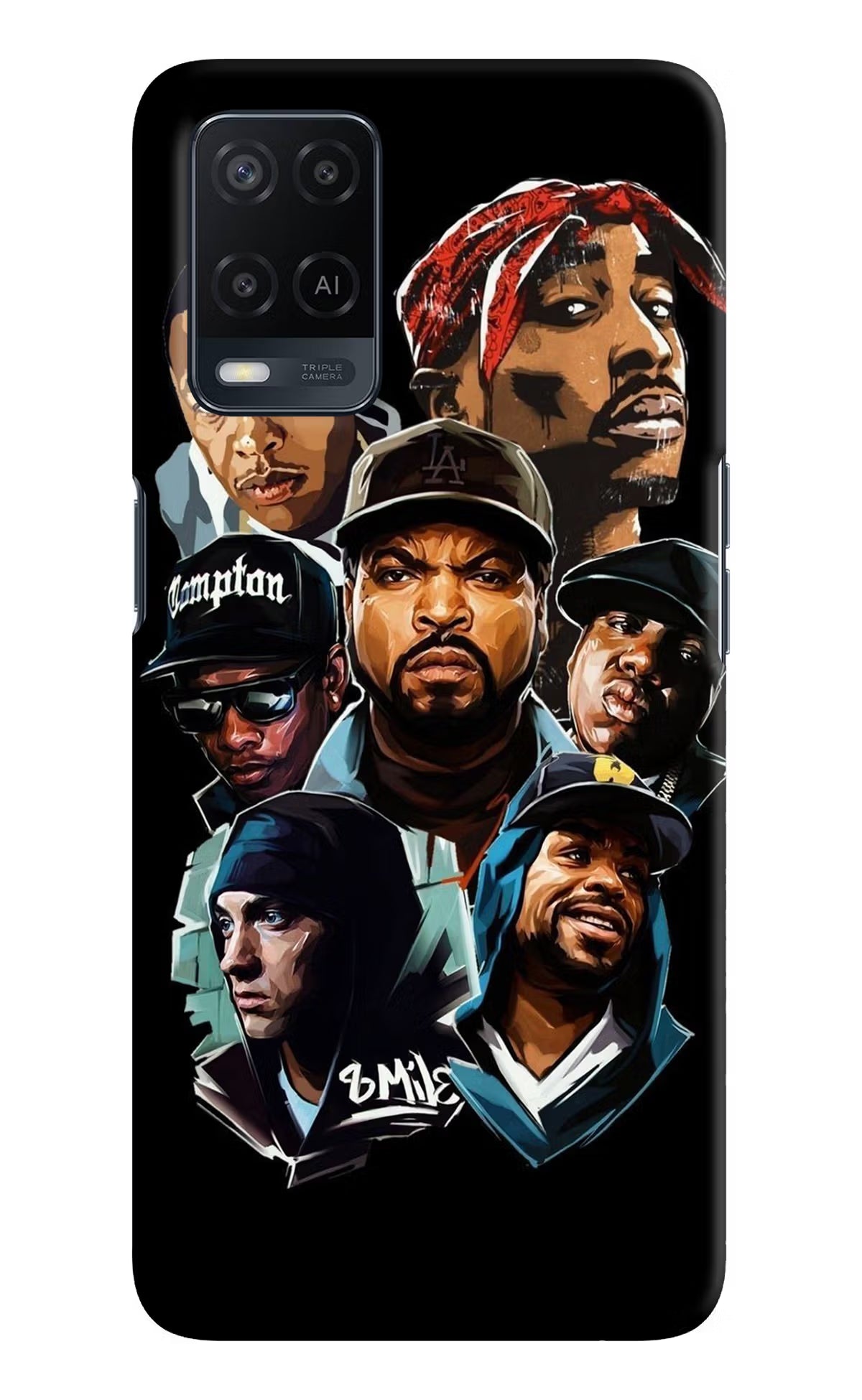 Rappers Oppo A54 Hard Case Back Cover by Casekaro
