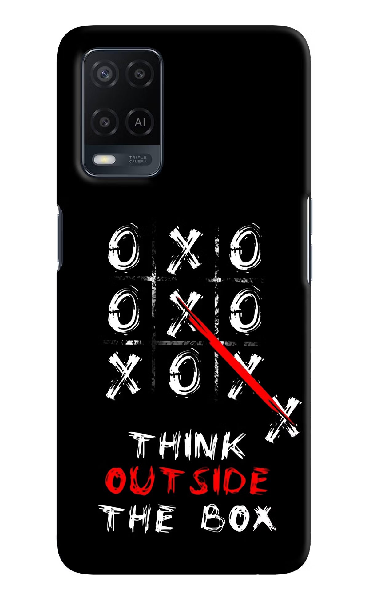 Think out of the BOX Oppo A54 Hard Case Back Cover by Casekaro
