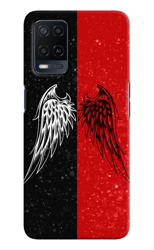 Wings Oppo A54 Hard Case Back Cover by Casekaro