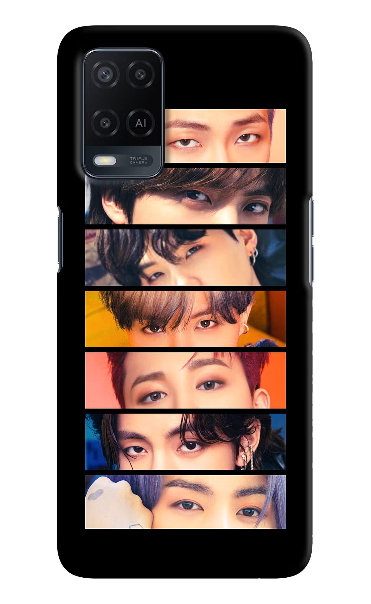 BTS Eyes Oppo A54 Hard Case Back Cover by Casekaro