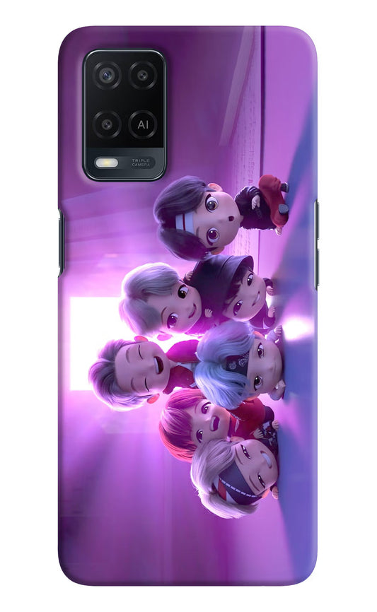 BTS Chibi Oppo A54 Hard Case Back Cover by Casekaro